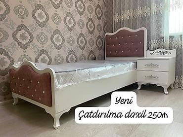 İşlənmiş, Təknəfərlik çarpayı, Matras ilə lalafo.az -da İşlənmiş, Təknəfərlik çarpayı, Matras ilə