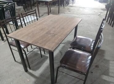 Masa və oturacaq dəstləri: Mətbəx üçün, Yeni, Açılmayan, Dördbucaq masa, 8 stul — 30