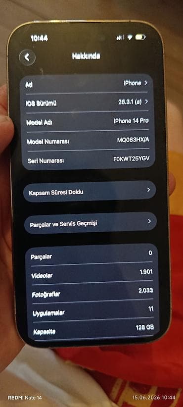 telefon iphone 7: Qızılı, Face ID — 6