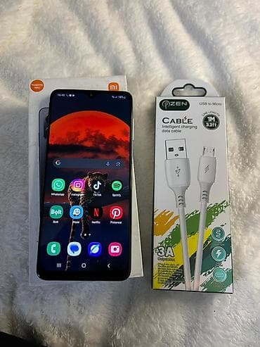 Samsung Galaxy A22, 128 GB, Barmaq izi, Face ID