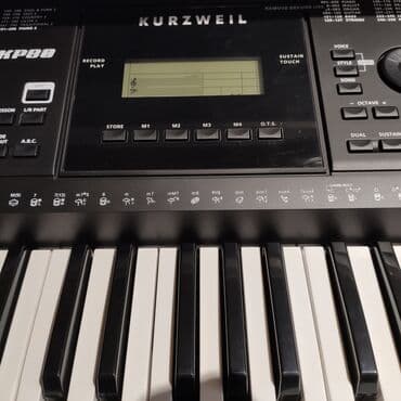 ucuz sintezator: Sinezator Kurzweil KP80 Polifoniya:32 Klavişlər:61 Səslər:300 — 3