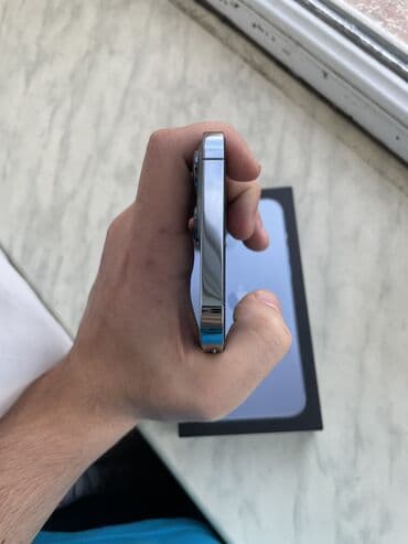 Samsung: IPhone 13 Pro Max, 128 GB, Sierra Blue, Zəmanət, Simsiz şarj, Face ID — 8