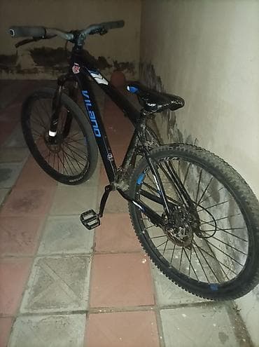 velosipedler: Vilano dağ velosipedi - Çərçivə: Alüminium hardtail, qara rəngdə — 3