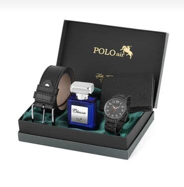 подарки для мужчин: Polo air hədiyyəlik dəst🛍️ 4-lü daxildi: ▪️Kaşelok ▪️55 ml polo ətir — 1