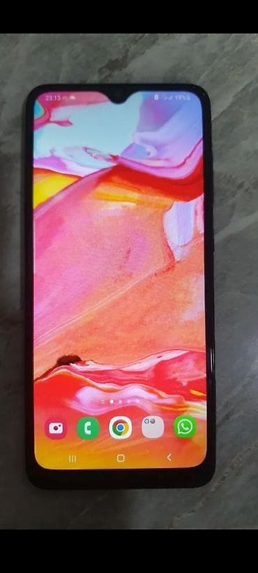 iphone 15 plus ikinci el: Samsung Galaxy A70, 128 GB, rəng - Ağ — 2