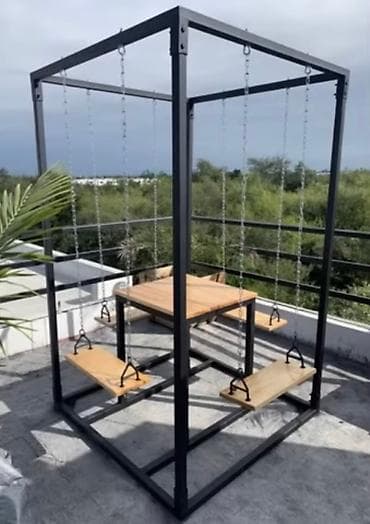 taxta reykalar: Yeni, Dördbucaq masa, 4 stul — 10