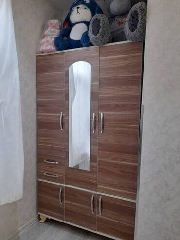 горка для посуды: Новый, Распашной, 3 двери Прямой шкаф, Шкаф-вешалка, Турция — 1