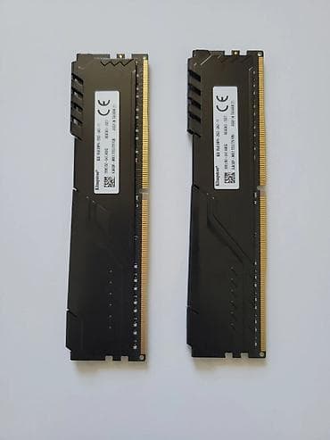 3000: Operativ yaddaş (RAM) HyperX, 16 GB, 3000 Mhz, DDR4, PC üçün, İşlənmiş — 2
