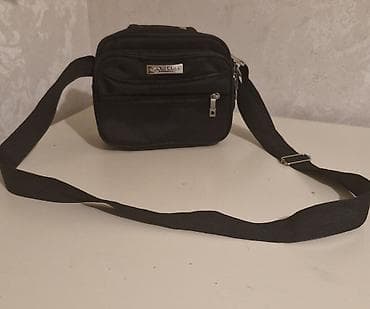 Kişilər üçün çiyin çantası – JIANHAI - Rəng: qara - Material: sıx