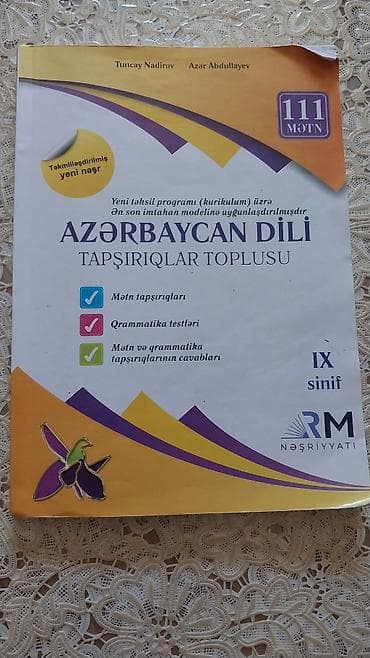 Məhsul: “Azərbaycan dili – Tapşırıqlar toplusu” (IX sinif), Tuncay lalafo.az -da Məhsul: “Azərbaycan dili – Tapşırıqlar toplusu” (IX sinif), Tuncay