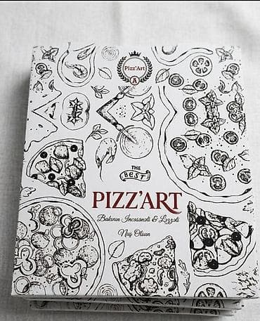 metbex ewyalari: Pizza qutuları – loqolu və loqosuz - Material: möhkəm, qida ilə təmas — 5