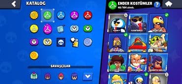 Digər kolleksiyalar: Brawl Stars hesabı – yüksək göstəricilər və zəngin kolleksiya Profil — 16