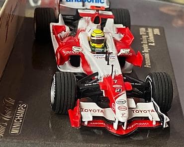 CD, DVD disklər və kassetlər: Коллекционная модель Panasonic Toyota Racing TF106 Showcar 2006 Pilot — 8