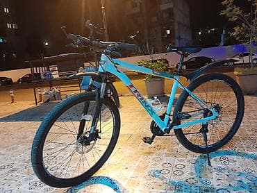 Dağ velosipedləri: TRINX M116 dağ velosipedi - Çərçivə: Alüminium, XC geometriyası, mavi — 2