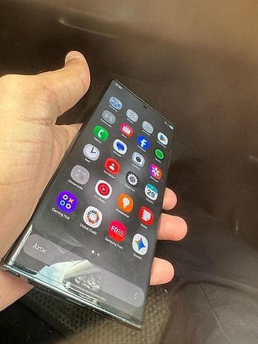 Samsung Galaxy S22 Ultra, 256 GB, rəng - Yaşıl, Simsiz şarj