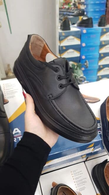 Ботинки: Məhsul: Kişi ayaqqabıları – klassik və gündəlik modellər - Rəng: qara — 10