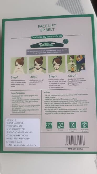 grija uchun karset: Bu baş bandı, çənənin yerindən çıxması üçün korrektə bandı kimi — 3