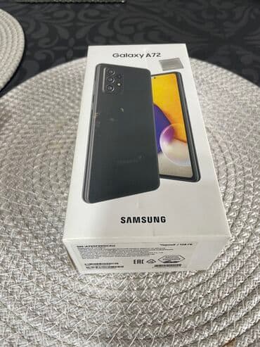 samsung a72 ekran: Samsung Galaxy A72 5G, 128 GB, rəng - Qara, Face ID, Sənədlərlə, Sensor — 4