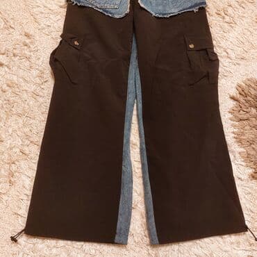 qadın paltarı: Şalvar Tezedi. standart ölcu. Beli rezinlidi rahat. Arxasi cins — 3