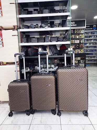 Çamadanlar: Səyahət üçün 3-lü çamadan dəsti – “JIANPIN” brendi - Ölçülər: kiçik — 1