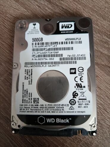 512 gb ssd qiymət: SSD disk Western Digital (WD), 512 GB, İşlənmiş — 1