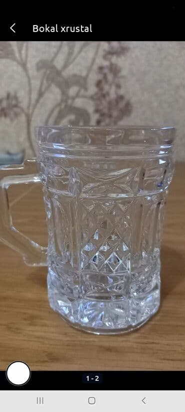 tom xrustal qablar: Stəkanlar — 2