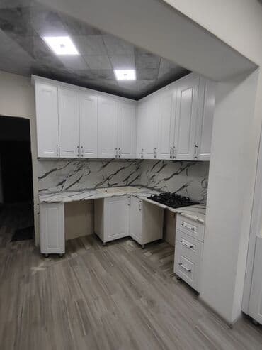 ucuz metbex mebelleri: Sifarişlə mətbəx dəsti, Özü çəkən petlələr, MDF, Kredit var, Pulsuz çatdırılma — 4