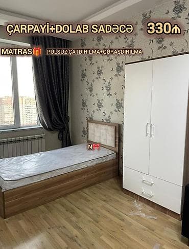 Satılır: *Birbaşa istehsaldan çarpayi+dolab* 💥💥💥Şok şok şok💥💥💥