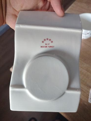 cay: Qəhvə dəsti, rəng - Ağ, Farfor, 2 nəfərlik, Türkiyə — 4