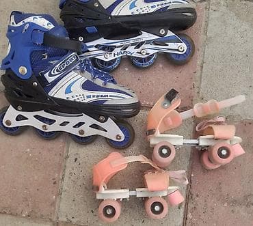 Məhsul: Uşaq üçün iki növ konkis dəsti Tərkib: - İnline (təkərli)