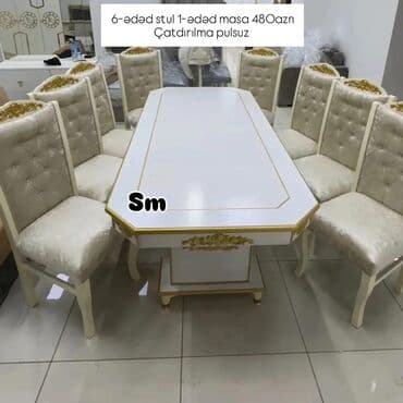 sulutepe kiraye heyet evleri 2022: *Sifarişlə hazırlanır* 2/3 gün ərzində ✔️Kuxna üçün stol stul — 9