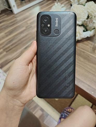 Redmi 12C, 128 GB, rəng - Qara, Barmaq izi