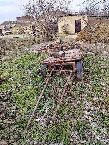 barmaqliqlar: Dörd təkərli dəmir qoşqu/araba - Material: tam metal karkas və möhkəm — 5