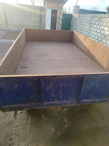 traktor mini: Kənd təsərrüfatı üçün iki oxlu qoşqu - Traktorla qoşmağa uyğun, uzun — 3