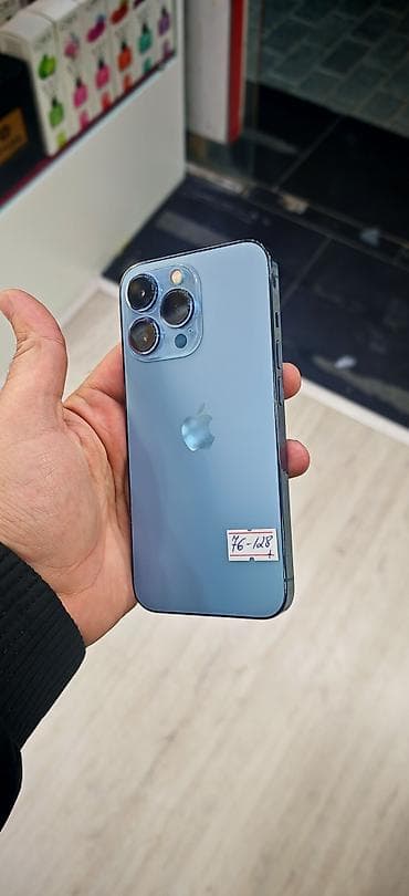 macbook pro: IPhone 13 Pro, 128 GB, Sierra Blue, Face ID — 1