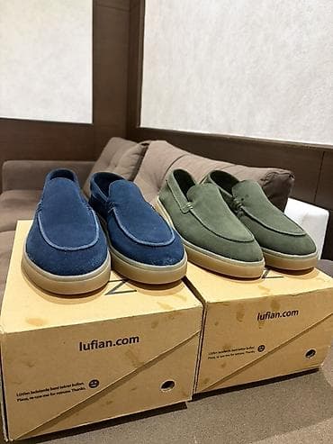 makasin ayaqqabi: Ölçü: 44, rəng - Göy, Yeni — 1