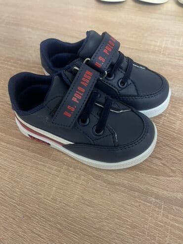 yumşaq: U.S. Polo Assn. uşaq idman ayaqqabısı - Rəng: tünd göy (navy), ağ — 1