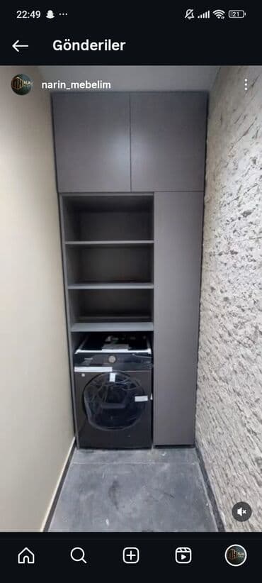 ванная мебель на заказ: Mebel dizayn və hazırlama xidməti - Mətbəx mebeli: Klassik-modern — 3