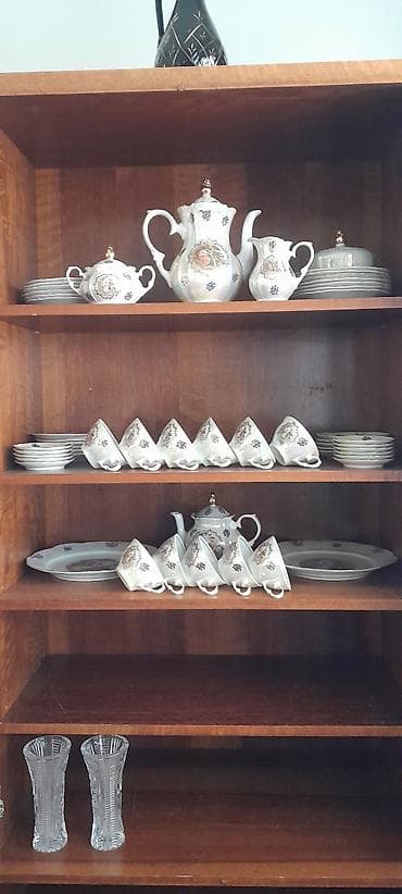 cəngəl qaşıq dəstləri: Çay dəsti, rəng - Ağ, Farfor — 7