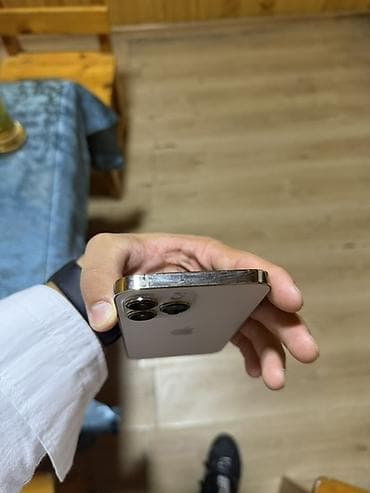 arxa goruntu kamera: IPhone 13 Pro Max, 128 GB, Matte Gold, Simsiz şarj — 5