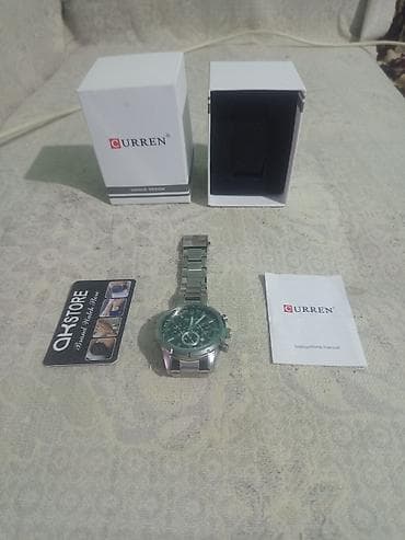 t500 saat: Yeni, Qol saatı, Curren, rəng - Gümüşü — 1