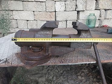 mengene satilir: Sənaye tipli məngənə (sıxacaq) - Material: tökmə dəmir, ağır və — 4