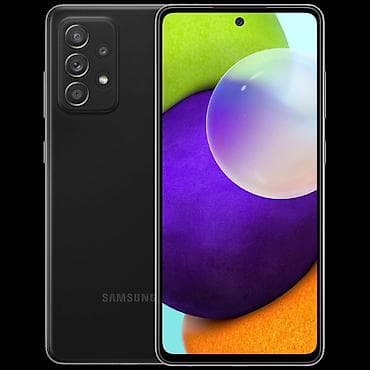 Samsung Galaxy A52, 256 GB, rəng - Qara, İki sim kartlı