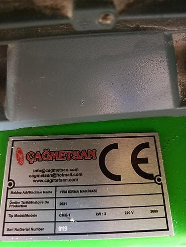 Reklam lövhələri: Çağlak yem kırma makinesi - İstifadə sahəsi: qarğıdalı, arpa, buğda — 5