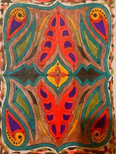 turkmen tekstil az: Məhsul: Əl işi dekorativ rəsmlər – milli ornament və xalça motivləri — 5