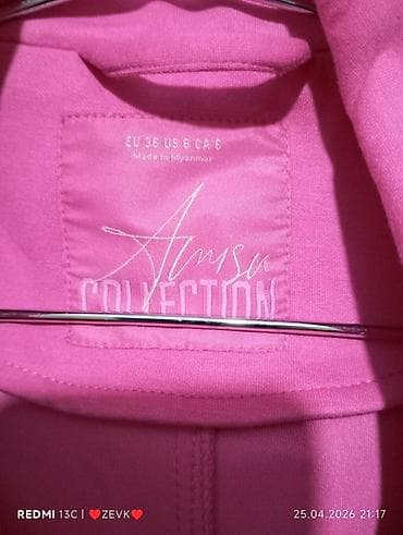 mili geyimler: Palto, rəng - Çəhrayı — 3