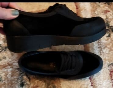 женские бирюзовые туфли: Tuflilər, Ölçü: 36, rəng - Qara, İşlənmiş — 2