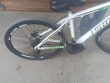 i̇sm: İSMA MTB dağ velosipedi - Çərçivə: Alüminium, “ISMA” loqolu, ağ-yaşıl — 2