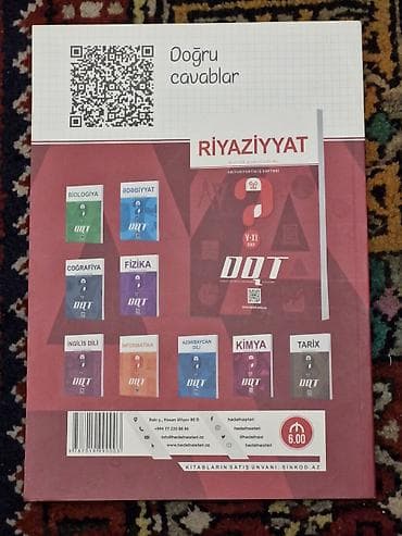 informatika kitabi: Məhsul: “Riyaziyyat – Dərsi Qiymətləndirmə Testləri (DQT)” — 3