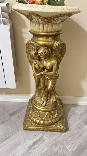 dekorativ kollar: Fiqur, Keramika, rəng - Qızılı — 3